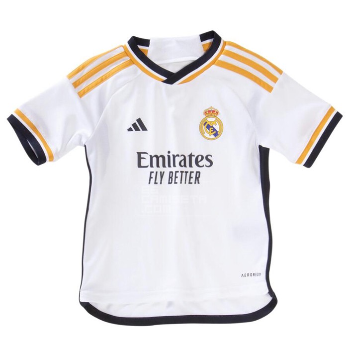 1a Equipacion Camiseta Real Madrid Nino 23-24 - Haga un click en la imagen para cerrar